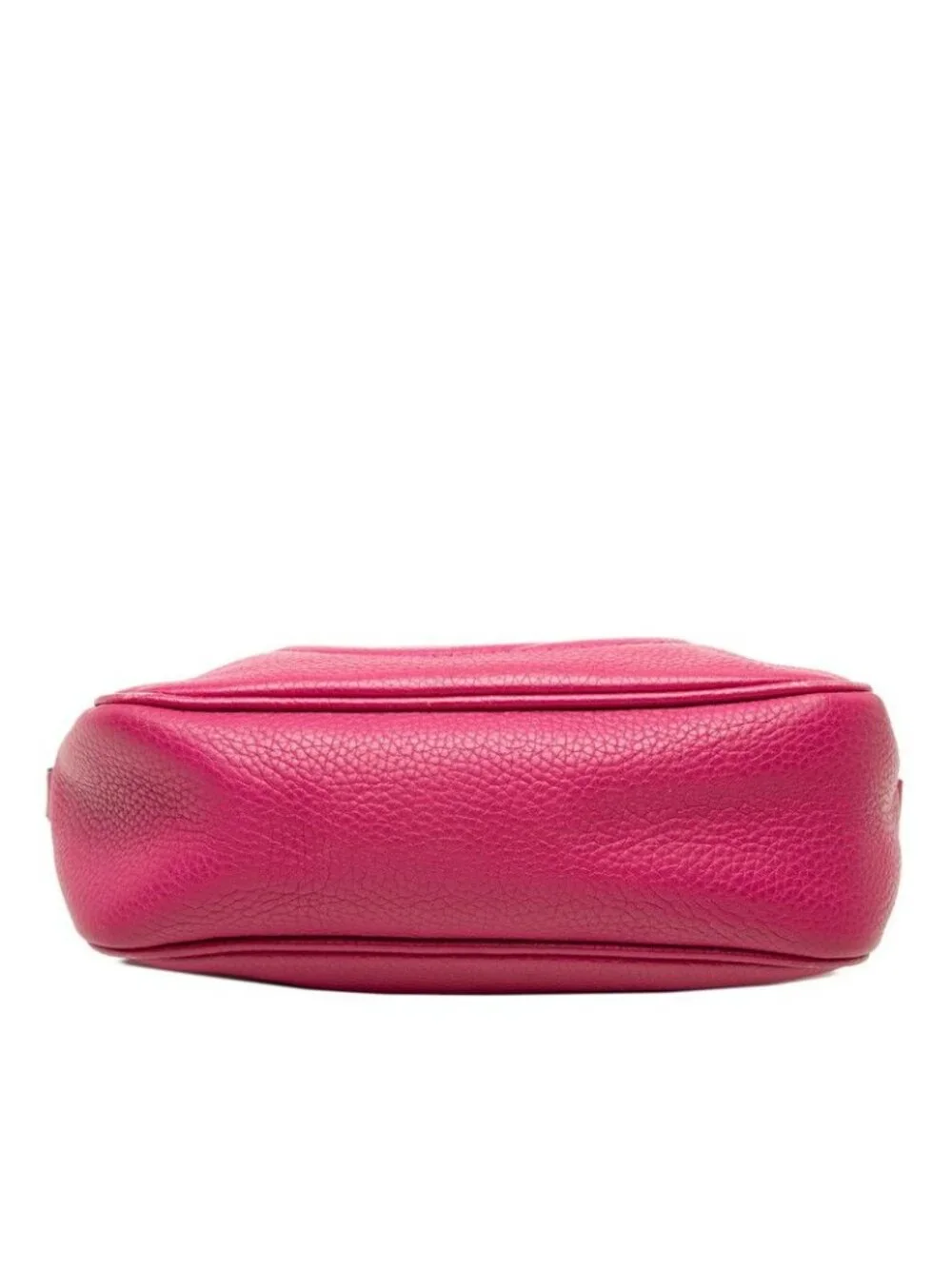 Gucci Interlocking G Soho Crossbody Shoulder Bag Pink Leather